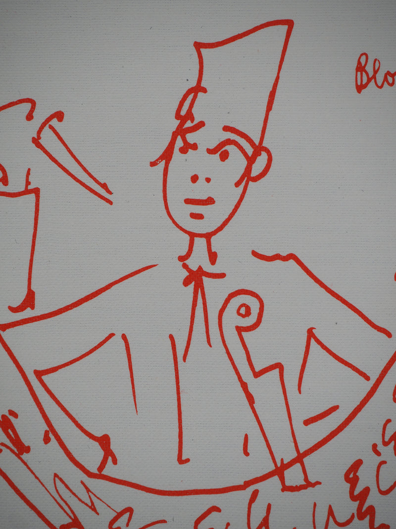 Jean COCTEAU : Le poulet, Lithographie originale (photo de détail 6) - Crédit photo : Galerie Art.Paris