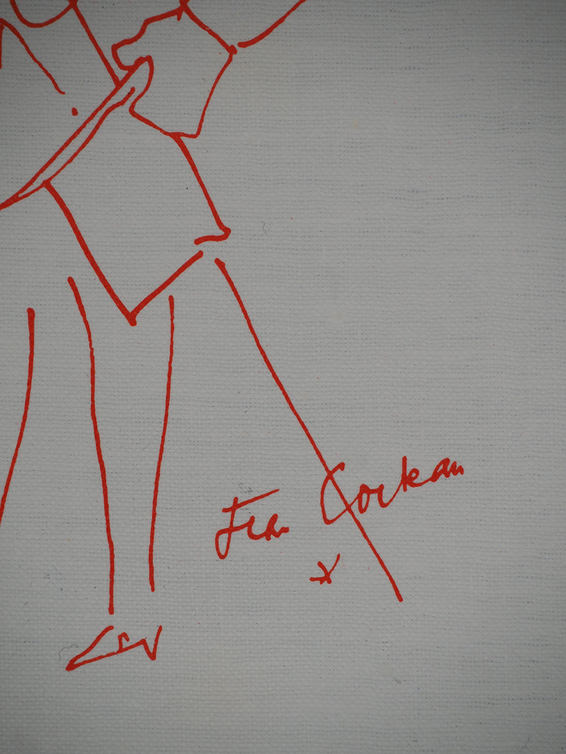 Jean COCTEAU : Le Buffet Gourmand, Lithographie originale (photo de détail 3) - Crédit photo : Galerie Art.Paris