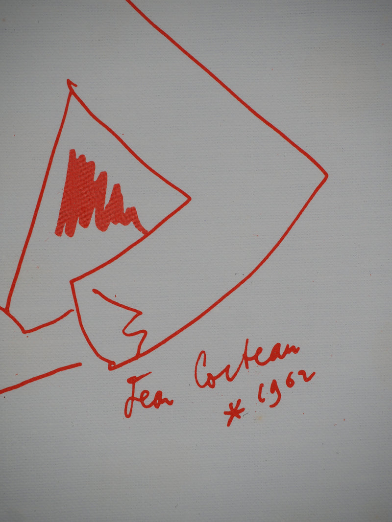 Jean COCTEAU : Le chef cuisinier, Lithographie originale (photo de détail 3) - Crédit photo : Galerie Art.Paris