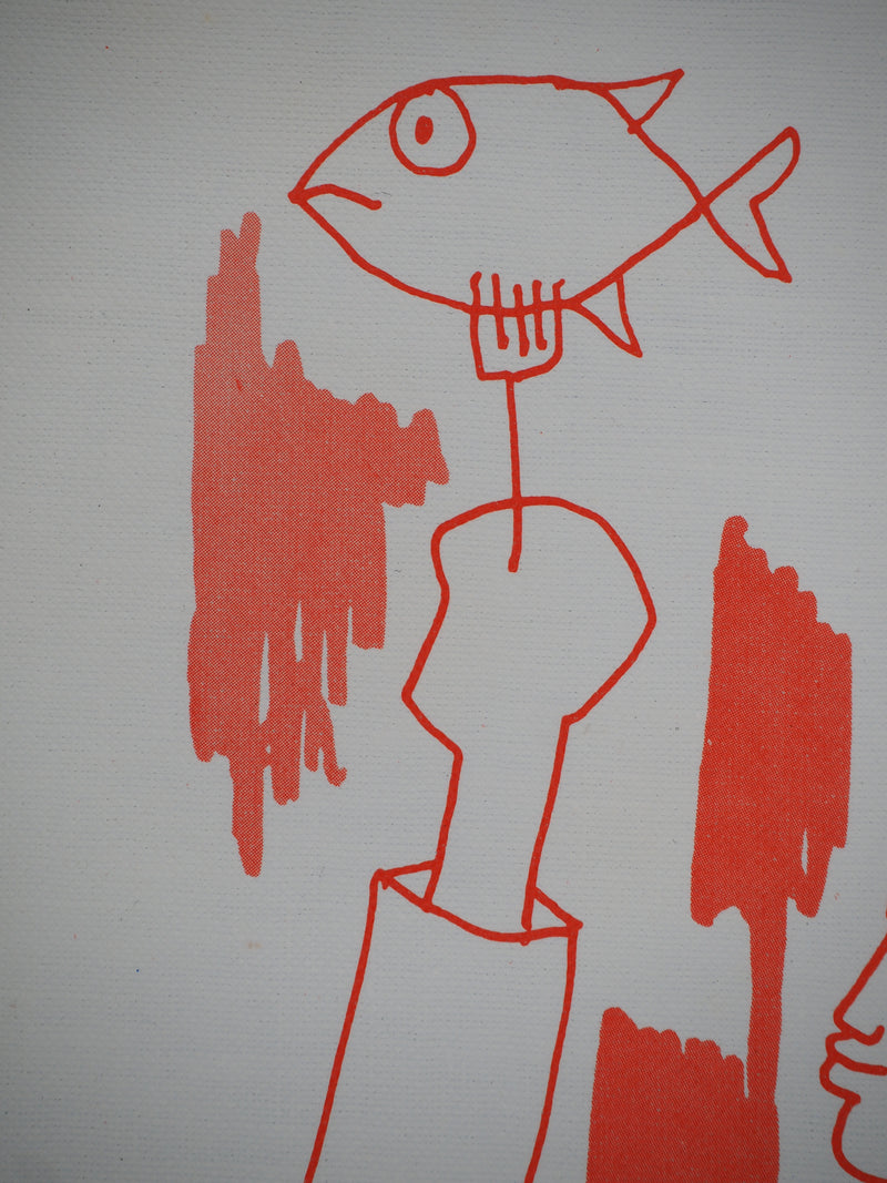 Jean COCTEAU : Le chef cuisinier, Lithographie originale (photo de détail 5) - Crédit photo : Galerie Art.Paris