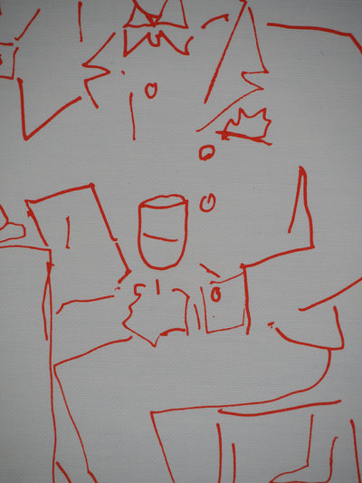 Jean COCTEAU : Gourmandise, le goinfre solitaire, Lithographie originale (photo de détail 6) - Crédit photo : Galerie Art.Paris