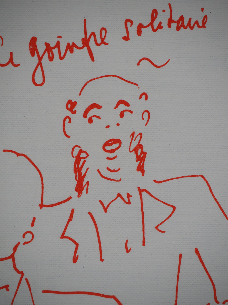 Jean COCTEAU : Gourmandise, le goinfre solitaire, Lithographie originale (photo de détail 7) - Crédit photo : Galerie Art.Paris