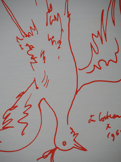 Jean COCTEAU : Gibier, le faisan suspendu, Lithographie originale (photo de détail 3) - Crédit photo : Galerie Art.Paris