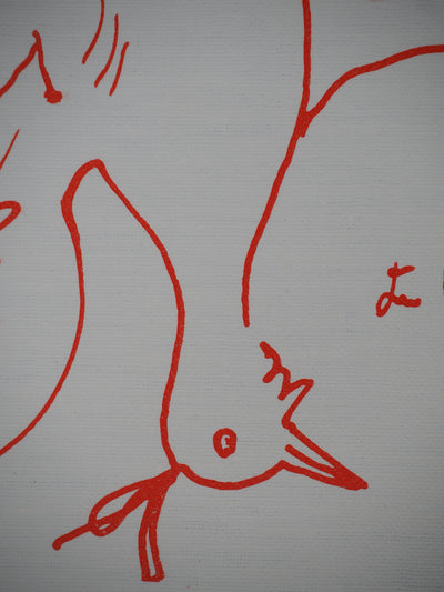 Jean COCTEAU : Gibier, le faisan suspendu, Lithographie originale (photo de détail 5) - Crédit photo : Galerie Art.Paris