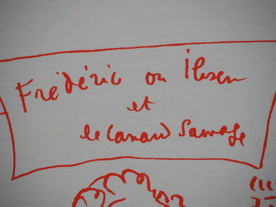 Jean COCTEAU : Cuisinier préparant du canard, Lithographie originale (photo de détail 5) - Crédit photo : Galerie Art.Paris