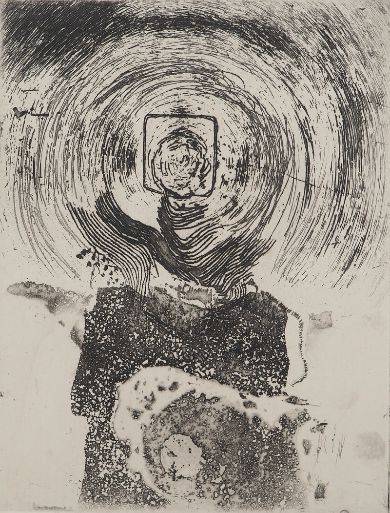 Jean-Pierre VIELFAURE : Tourbillon II, Gravure originale signée