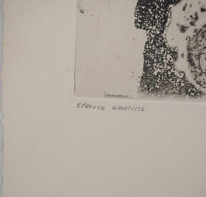 Jean-Pierre VIELFAURE : Tourbillon II, Gravure originale signée