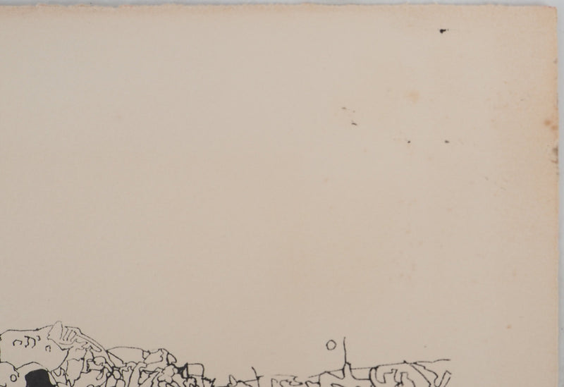 Jean-Pierre VIELFAURE : Ville souterraine, Sérigraphie originale signée
