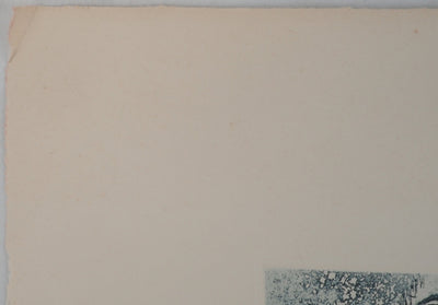 Jean-Pierre VIELFAURE : Figure robotique, Gravure originale signée