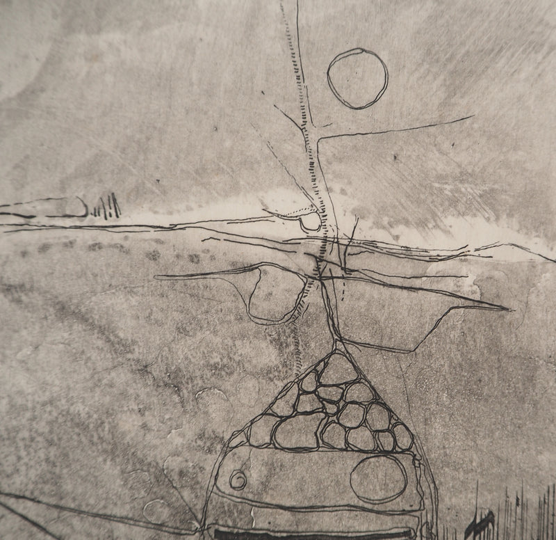 Jean-Pierre VIELFAURE : Vie sous-marine, Gravure originale signée