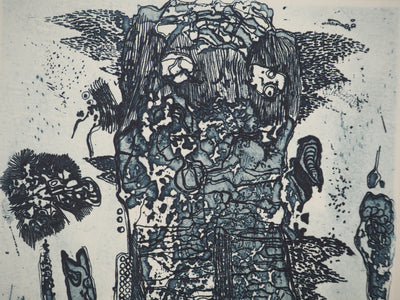 Jean-Pierre VIELFAURE : Fragments d'absence, Gravure originale signée