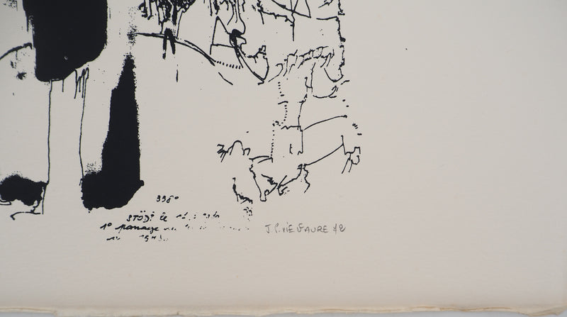 Jean-Pierre VIELFAURE : Rêverie abstraite, Sérigraphie originale signée