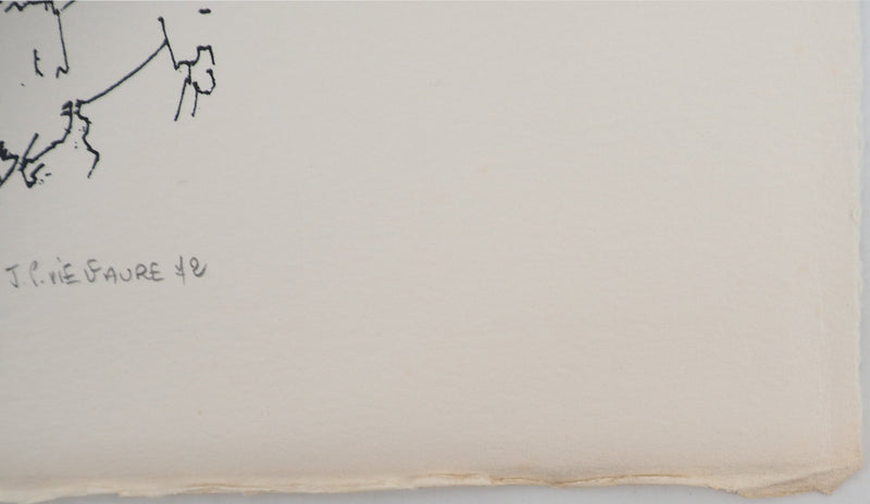 Jean-Pierre VIELFAURE : Rêverie abstraite, Sérigraphie originale signée