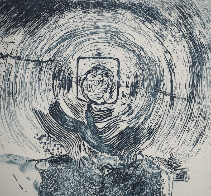 Jean-Pierre VIELFAURE : Tourbillon, Gravure originale signée