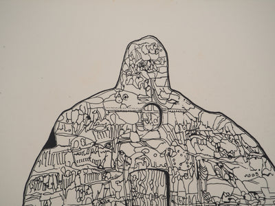 Jean-Pierre VIELFAURE : Structure interne, Sérigraphie originale signée