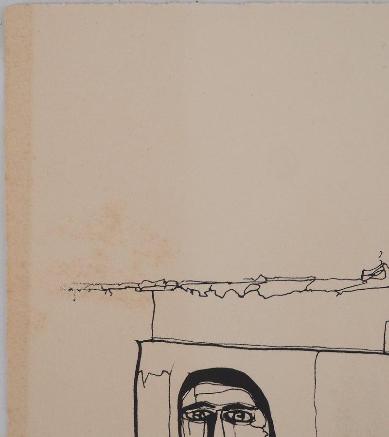Jean-Pierre VIELFAURE : Tunnel souterrain, Sérigraphie originale signée