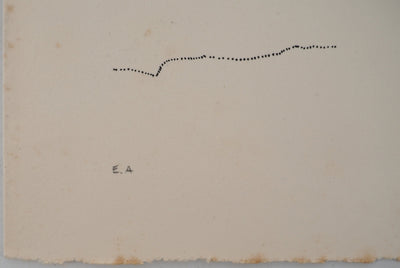 Jean-Pierre VIELFAURE : L'homme à la barque, Sérigraphie originale signée