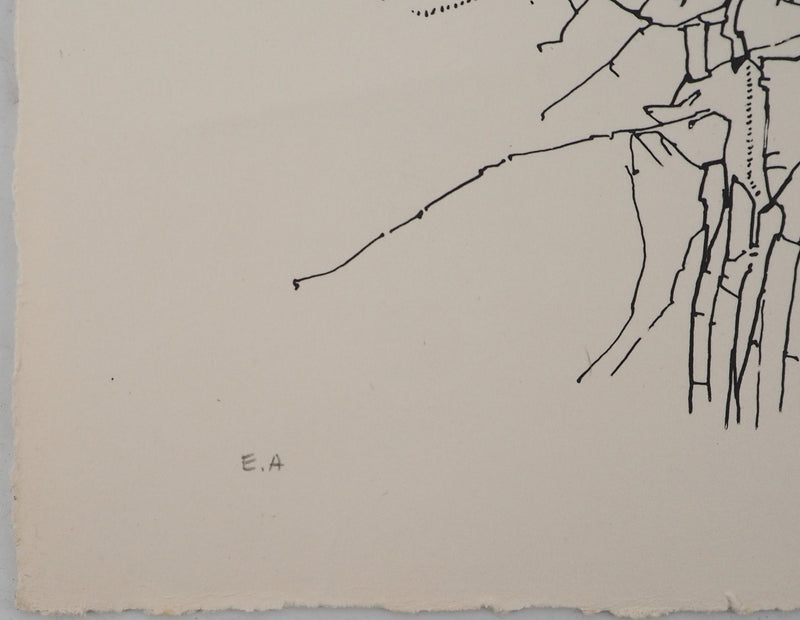 Jean-Pierre VIELFAURE : Sous la surface, Sérigraphie originale signée
