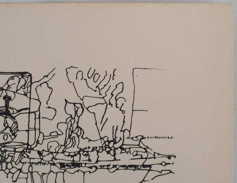 Jean-Pierre VIELFAURE : Sous la surface, Sérigraphie originale signée