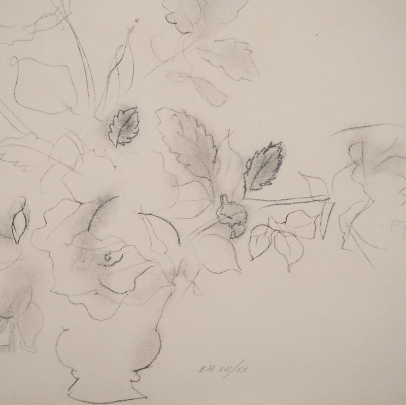 Raoul DUFY : Vase de fleurs, Lithographie