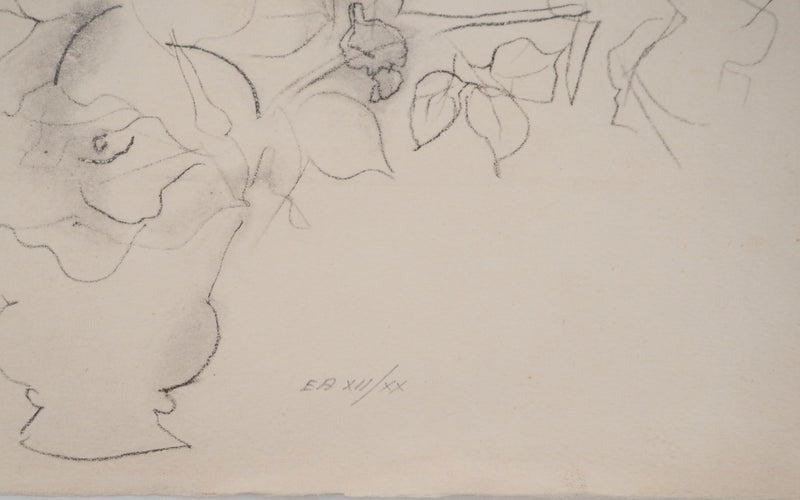 Raoul DUFY : Vase de fleurs, Lithographie