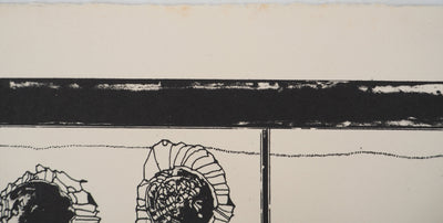 Jean-Pierre VIELFAURE : Architecture abstraite II, Sérigraphie originale signée