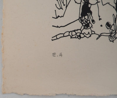 Jean-Pierre VIELFAURE : Architecture abstraite II, Sérigraphie originale signée