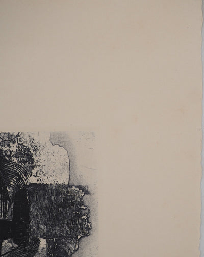 Jean-Pierre VIELFAURE : Composition aux cercles, Gravure originale signée