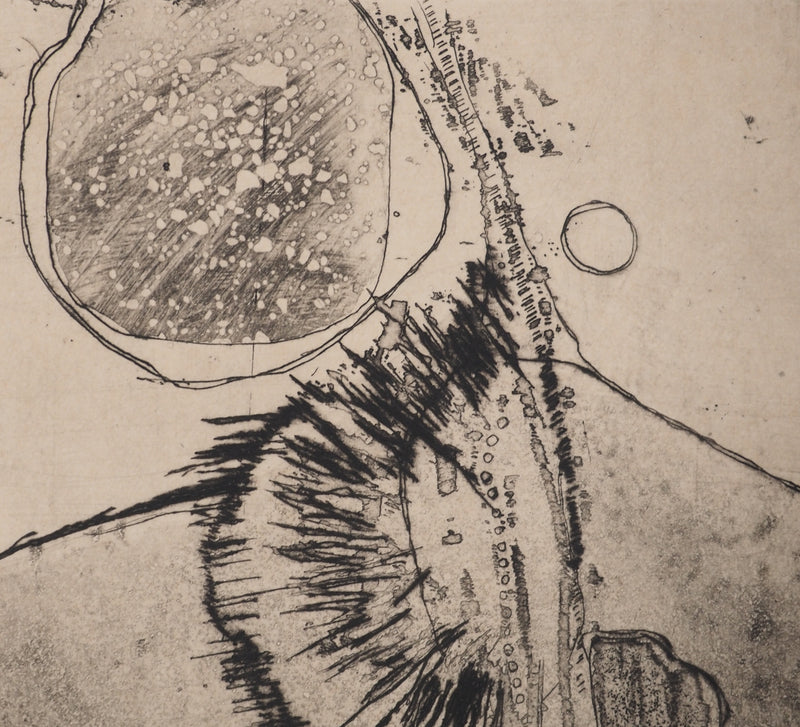 Jean-Pierre VIELFAURE : Dune, Gravure originale signée