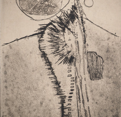 Jean-Pierre VIELFAURE : Dune, Gravure originale signée