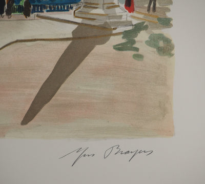 Yves BRAYER : Lumière de Moscou, Lithographie originale signée