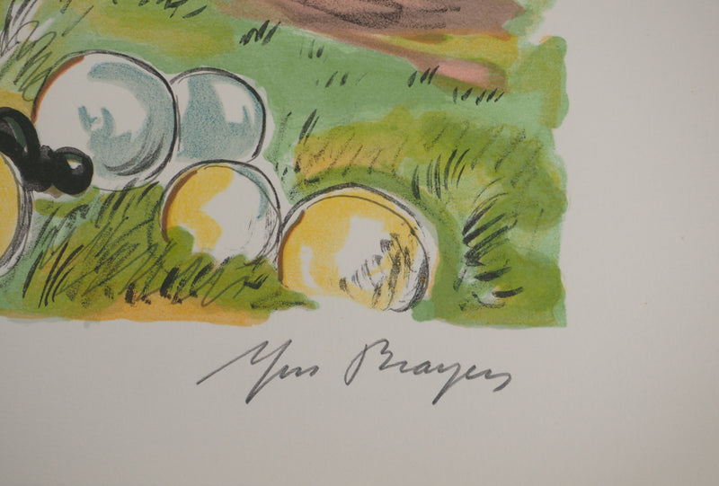 Yves BRAYER : Architecture russe, Lithographie originale signée