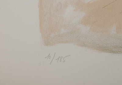 Yves BRAYER : La Place Rouge à Moscou, Lithographie originale signée