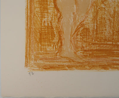 AF André COTTAVOZ, Jubilant crowd, circa 1976, Original lithograph, signed