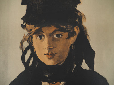 Edouard MANET : Berthe Morisot au chapeau, Lithographie signée