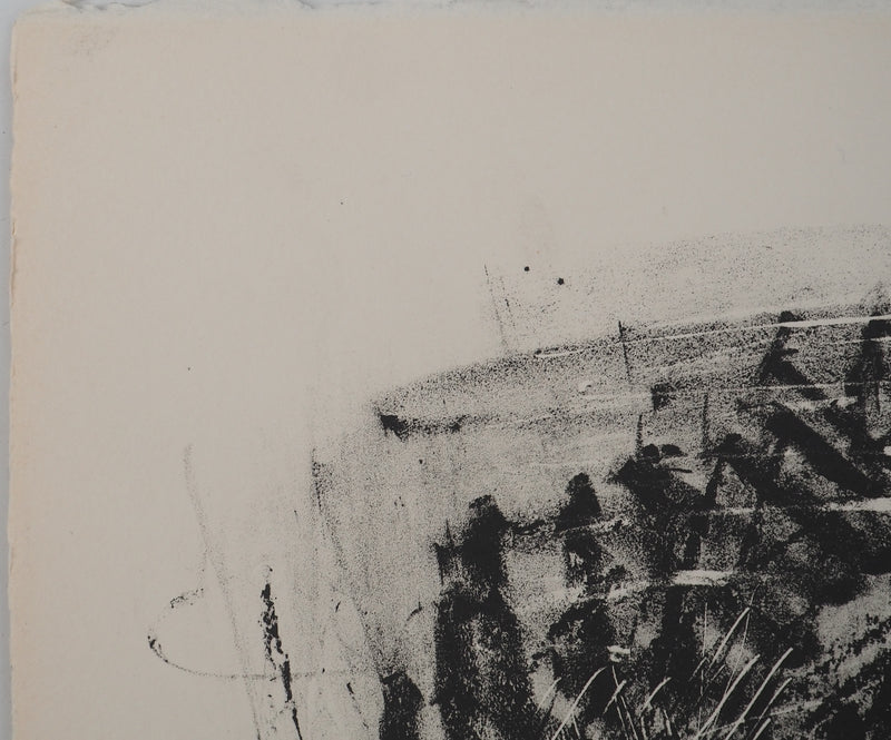 AF André COTTAVOZ, Jubilant crowd, circa 1976, Original lithograph, signed