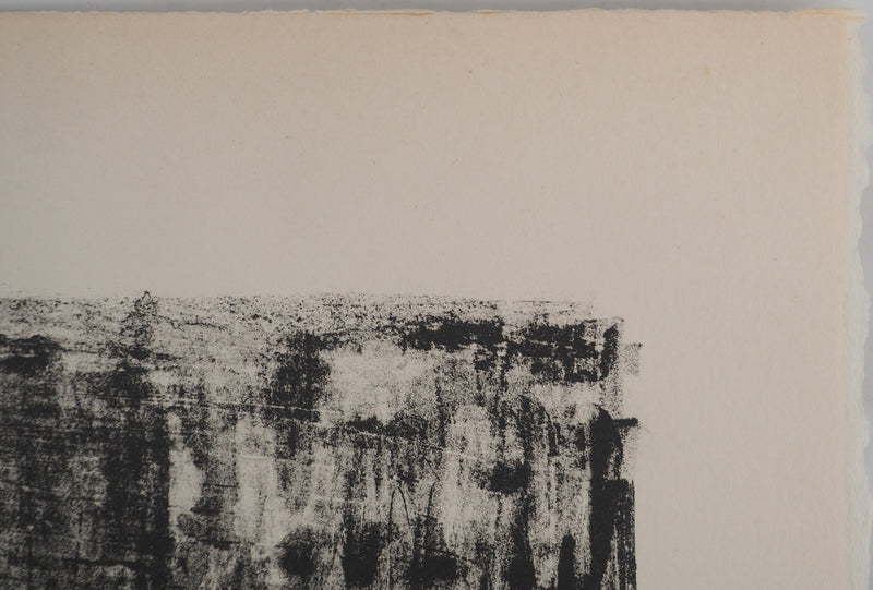 AF André COTTAVOZ, Jubilant crowd, circa 1976, Original lithograph, signed