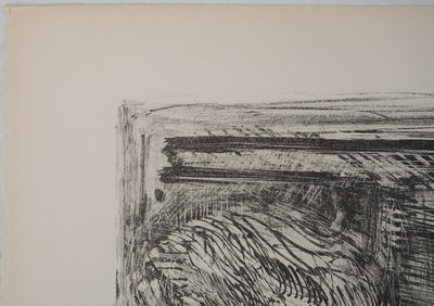André COTTAVOZ : Réunion familiale, Lithographie originale signée