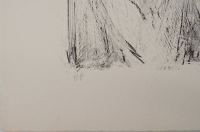 André COTTAVOZ : Poker en famille, Lithographie originale signée