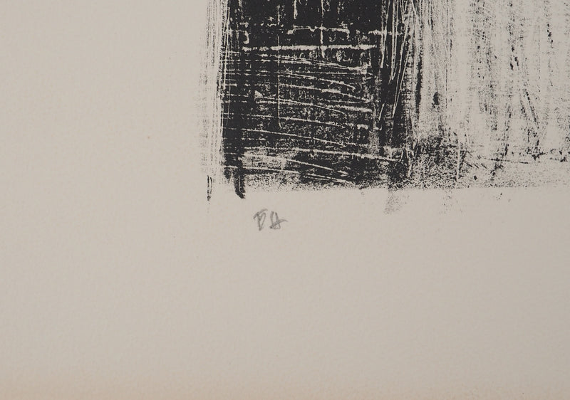 André COTTAVOZ : Moment en famille, Lithographie originale signée