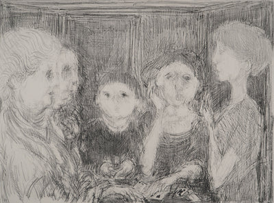 André COTTAVOZ : Jeux de cartes, Lithographie originale signée