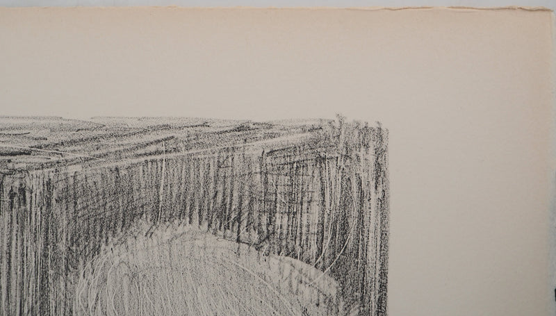 André COTTAVOZ : Jeux de cartes, Lithographie originale signée