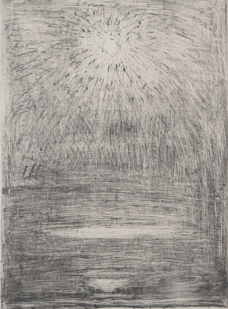 André COTTAVOZ : Illumination, Lithographie originale signée