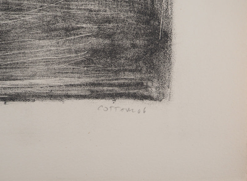 André COTTAVOZ : Illumination, Lithographie originale signée