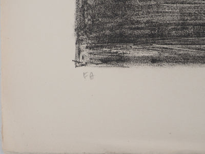 André COTTAVOZ : Illumination, Lithographie originale signée