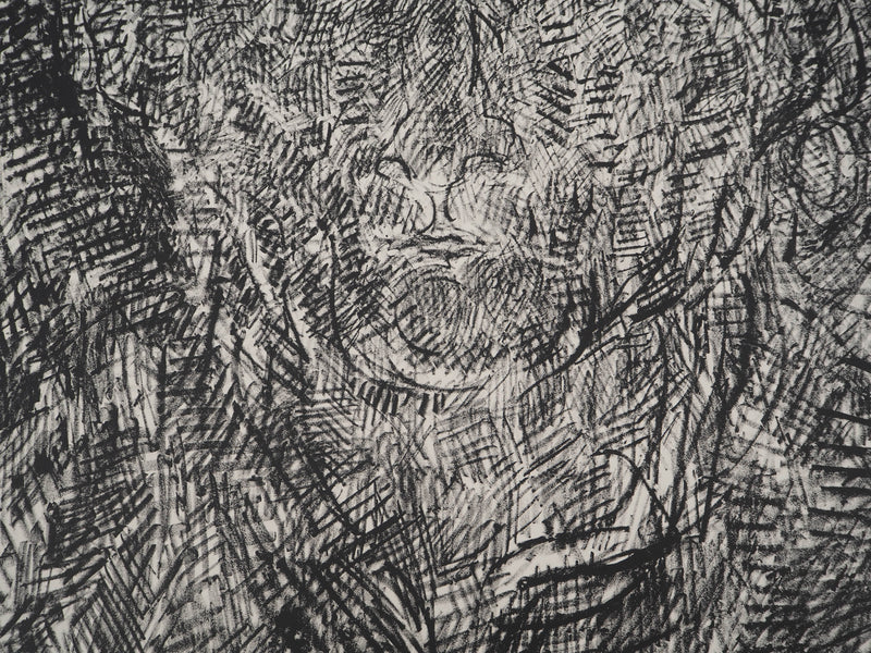 AF André COTTAVOZ, Jubilant crowd, circa 1976, Original lithograph, signed