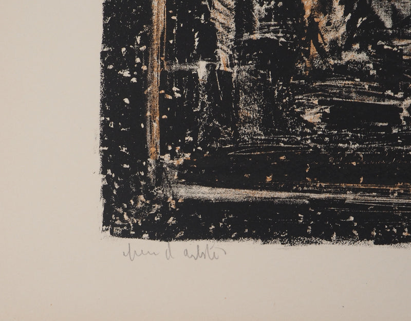 BT André COTTAVOZ: The hammam, Original Lithograph Signed and Numbered