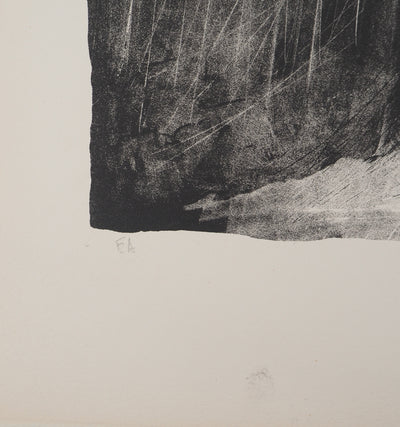 AF André COTTAVOZ, Jubilant crowd, circa 1976, Original lithograph, signed