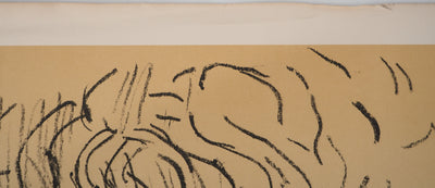 AF André COTTAVOZ, Jubilant crowd, circa 1976, Original lithograph, signed