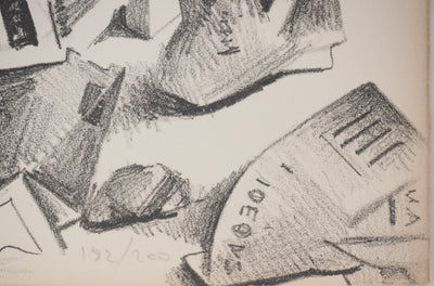 Costa TSOCLIS : À travers la fente, Lithographie originale signée